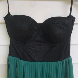 Strapless High-Low Dress